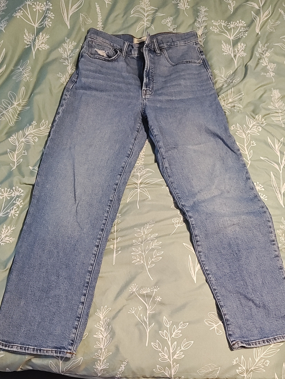 Madewell perfect vintage straight jeans